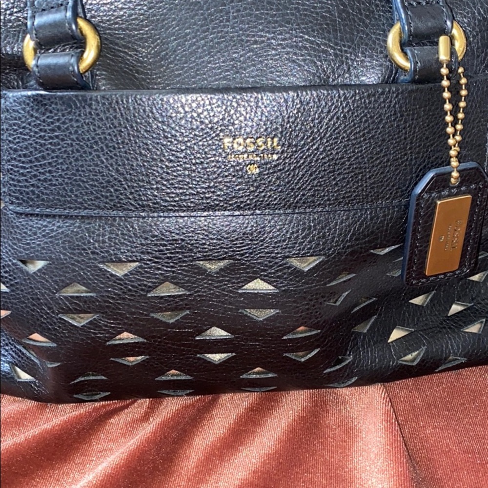 Fossil Leather Handbag - Picture 3 of 8